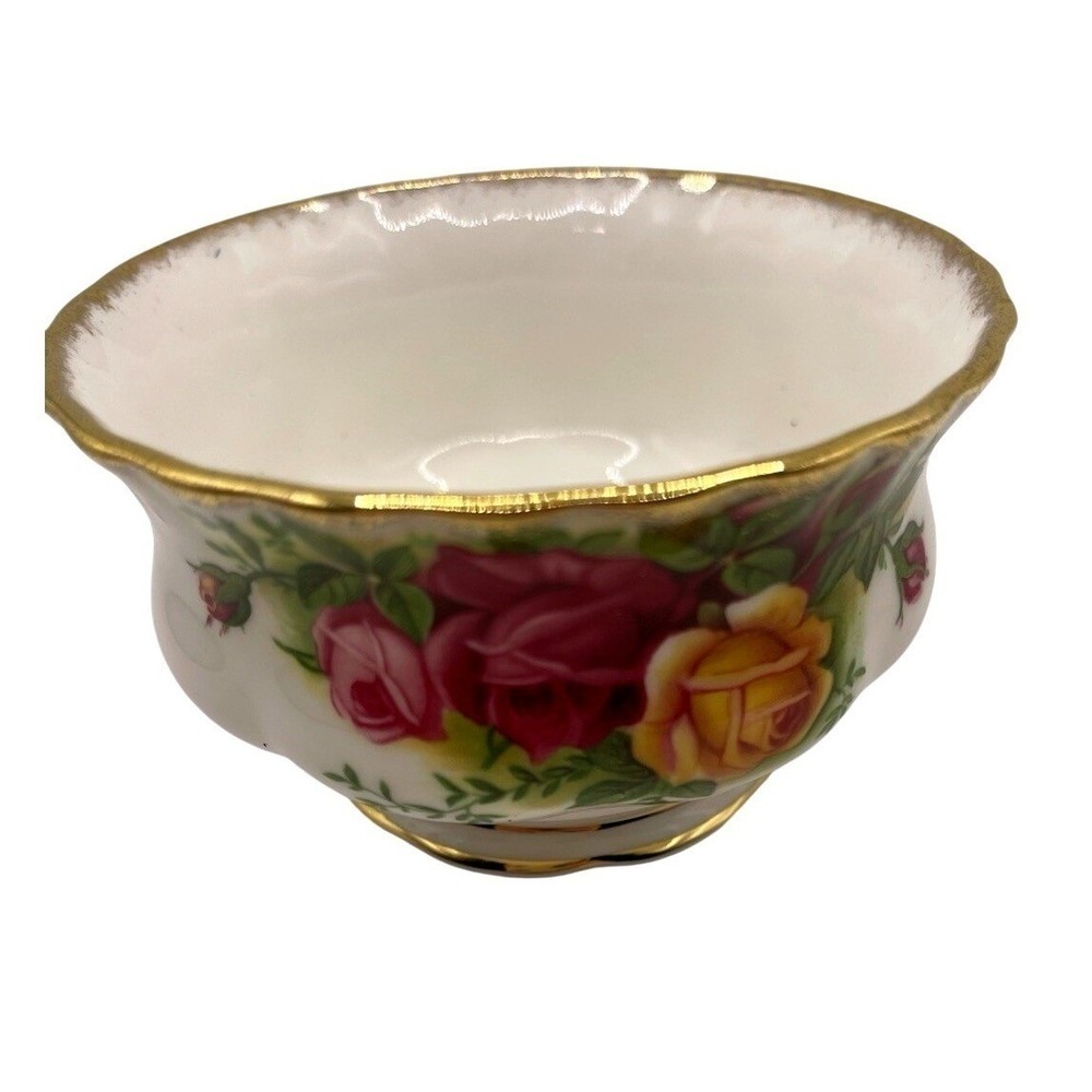 Royal Albert Old Country Roses OPEN 3 5/8 " WIDE Sugar Bowl Vintage England